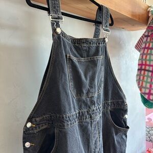 ASOS Black Denim Overalls | Size 3XL